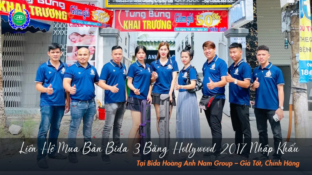 Địa chỉ mua bàn bida uy tín | Bida Hoàng Anh Nam Group