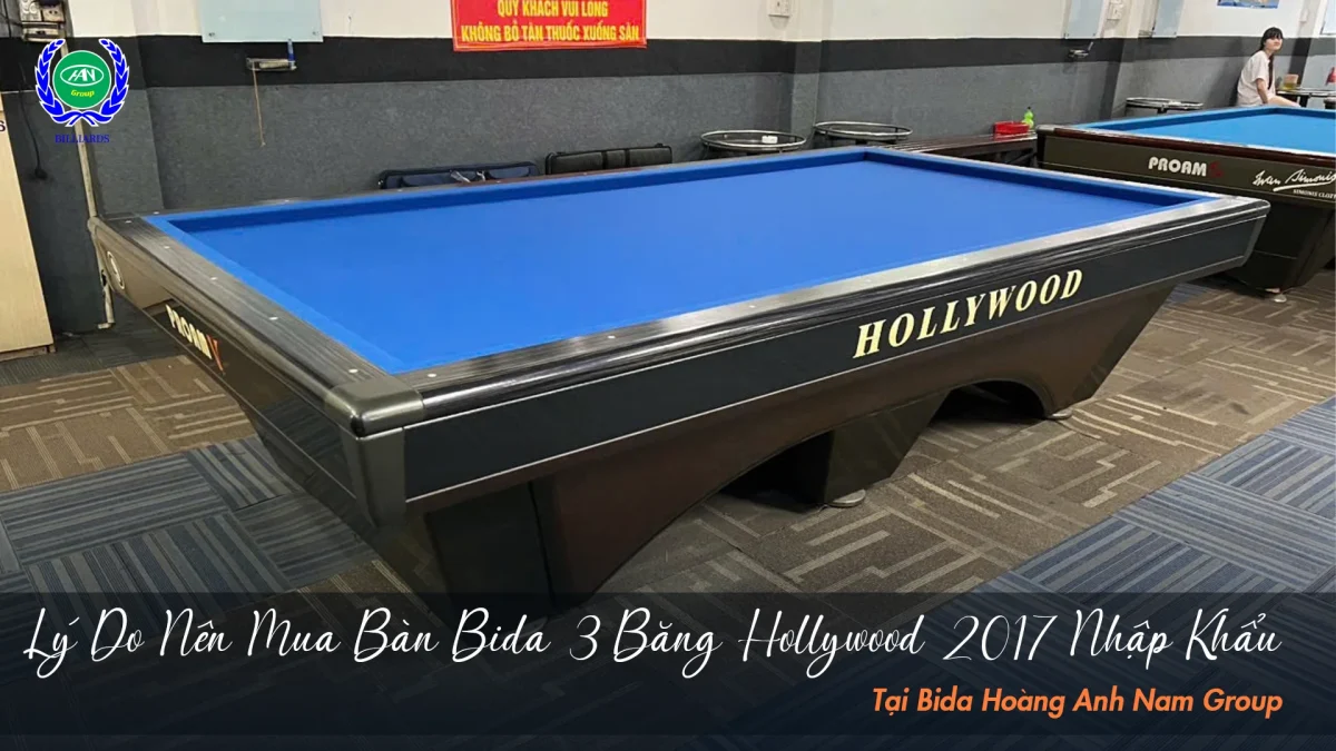 Mua bàn bida chính hãng tại Bida Hoàng Anh Nam Group có gì khác biệt?