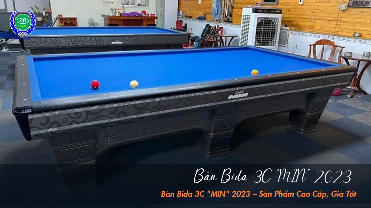 Bàn bida 3C MIN 2023 - Lựa chọn đáng giá cho mọi phòng bida | Bida Hoàng Anh Nam Group