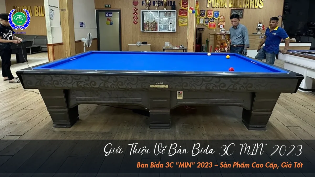 Bàn bida 3C MIN 2023 có gì mới? Cùng tìm hiểu chi tiết | Bida Hoàng Anh Nam Group
