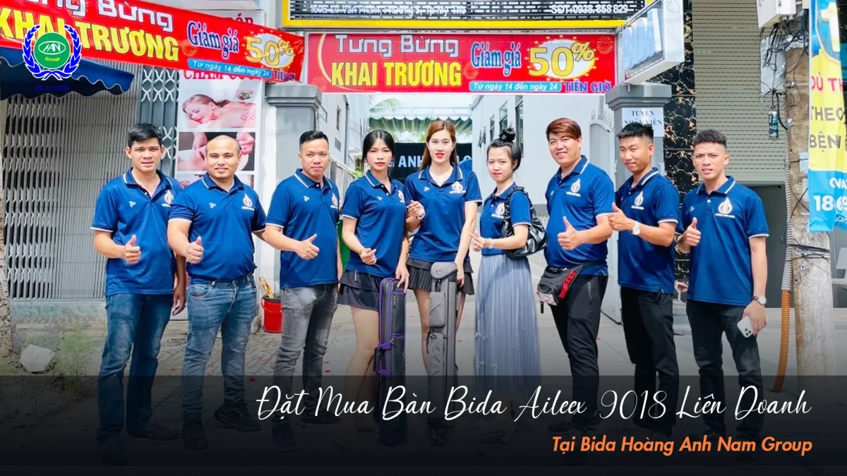 Sở hữu ngay bàn Aileex 9018 mẫu mới tại Bida Hoàng Anh Nam Group