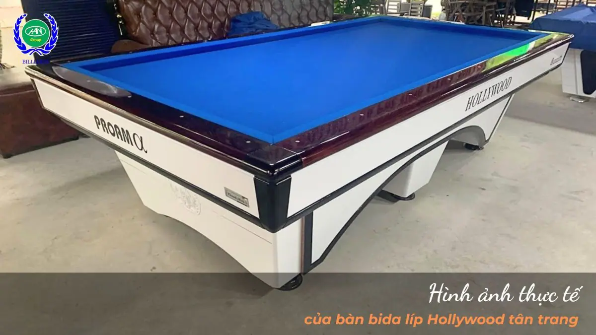 Hình ảnh thực tế của bàn bida líp Hollywood tân trang | Bida Hoàng Anh Nam Group