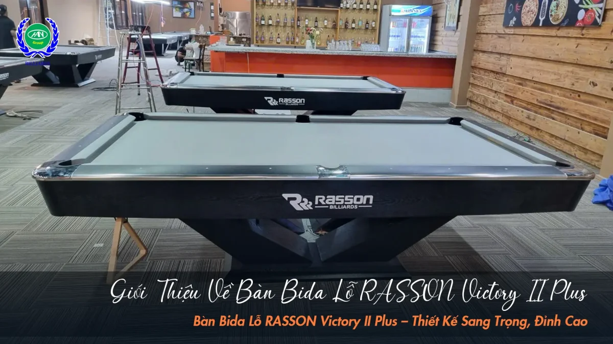 Bàn bida Lỗ RASSON Victory II Plus | Bida Hoàng Anh Nam Group