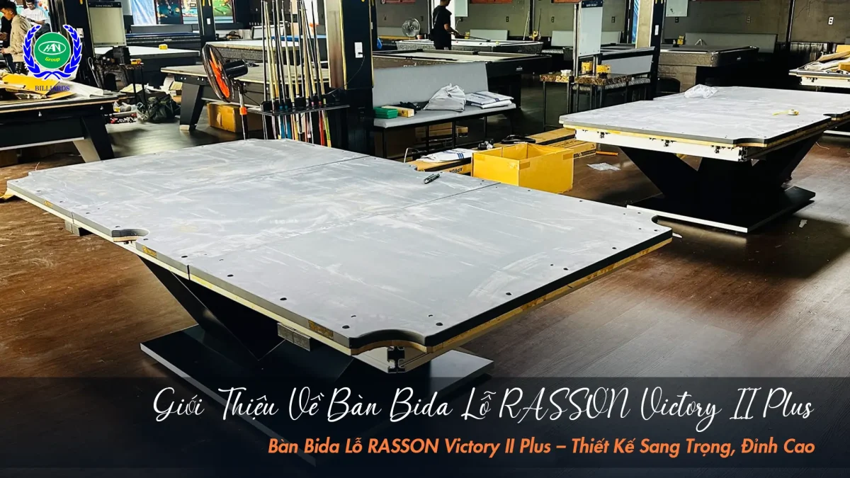 Mặt bàn bida lỗ Rasson Victory II Plus | Bida Hoàng Anh Nam Group