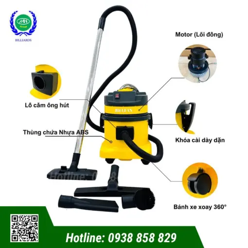 MÁY HÚT BỤI GIA ĐÌNH HICLEAN HC15P - Ảnh 2