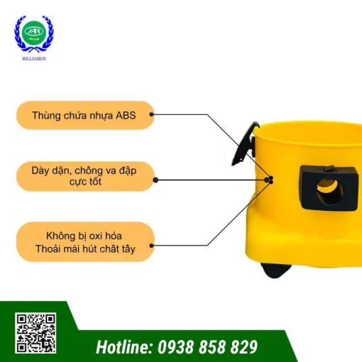 MÁY HÚT BỤI GIA ĐÌNH HICLEAN HC15P - Ảnh 3