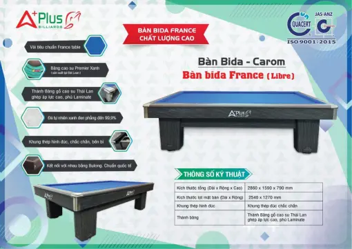 BÀN BIDA APLUS FRANCE LIBRE - Ảnh 2