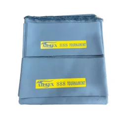VẢI LỖ AILEEX CHỮ IN (XÁM GHI)