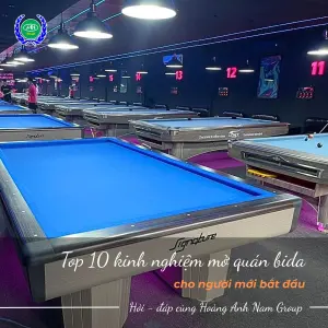 Kinh nghiệm mở quán bida