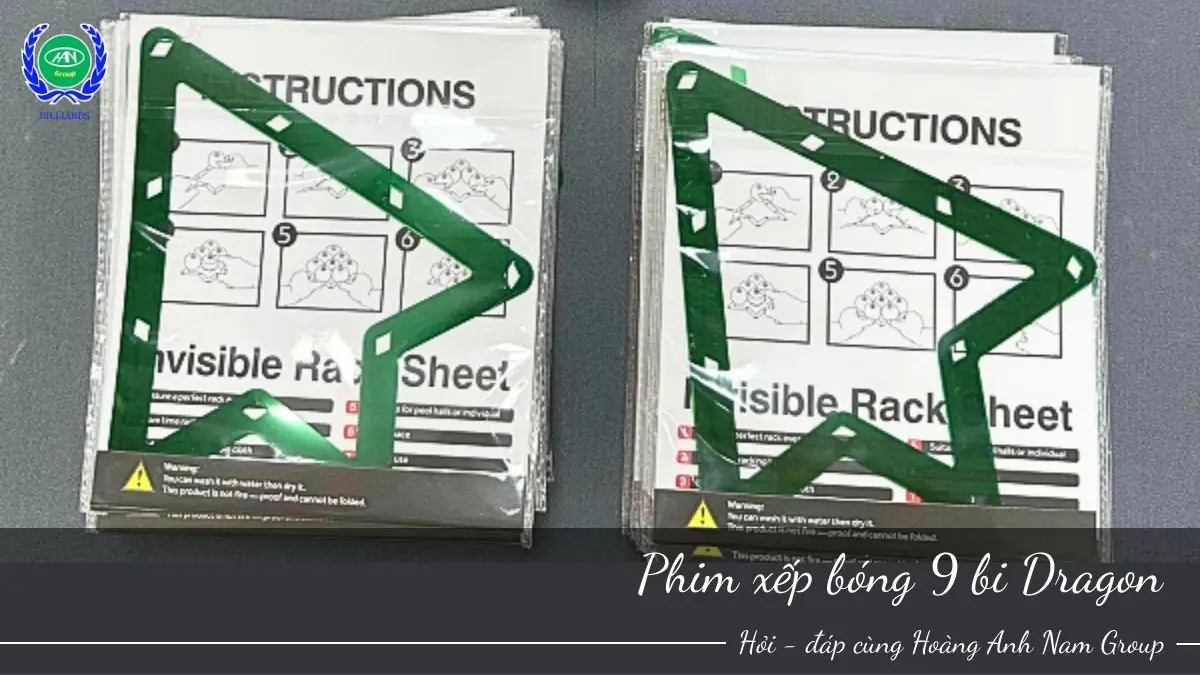 Phim xếp bóng 9 bi Dragon | Bida Hoàng Anh Nam Group