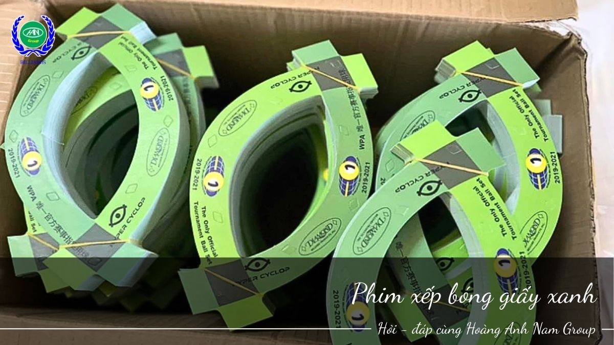 Phim xếp bóng giấy xanh | Bida Hoàng Anh Nam Group