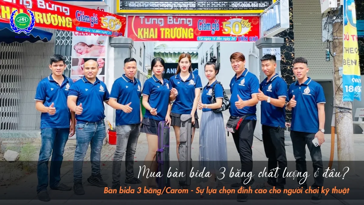 Địa chỉ mua bàn bida 3 băng ở đâu uy tín, chất lượng | Bida Hoàng Anh Nam Group