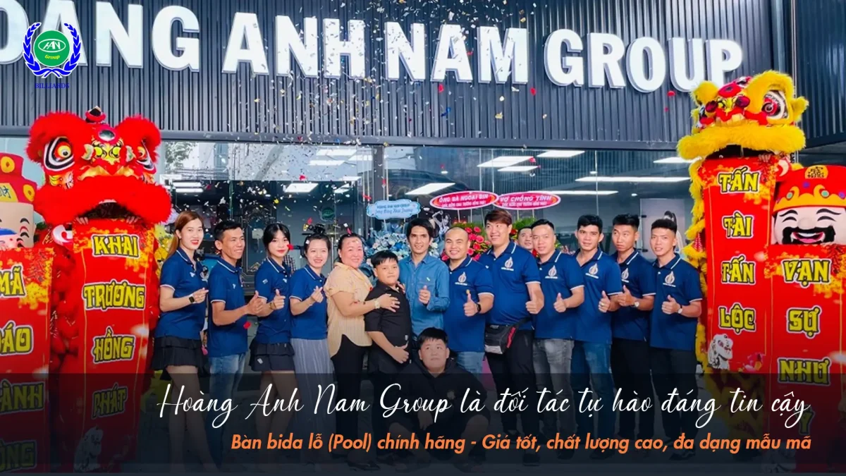 Hoàng Anh Nam Group - Địa chỉ mua bán bàn bida cũ tại TPHCM uy tin 