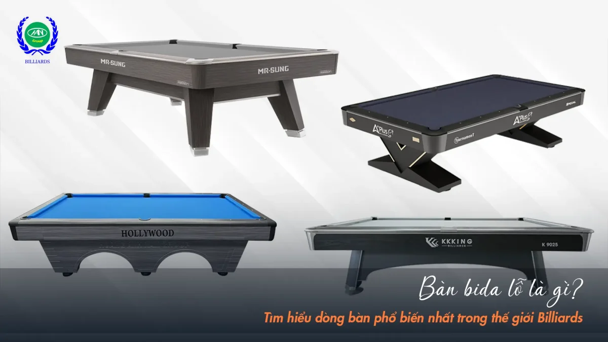Khái niệm về bàn bida lỗ | Bida Hoàng Anh Nam Group