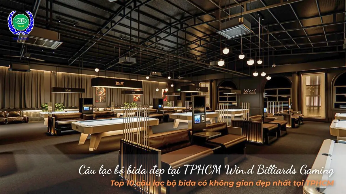 Câu lạc bộ bida đẹp tại TPHCM Win.d Billiards Gaming