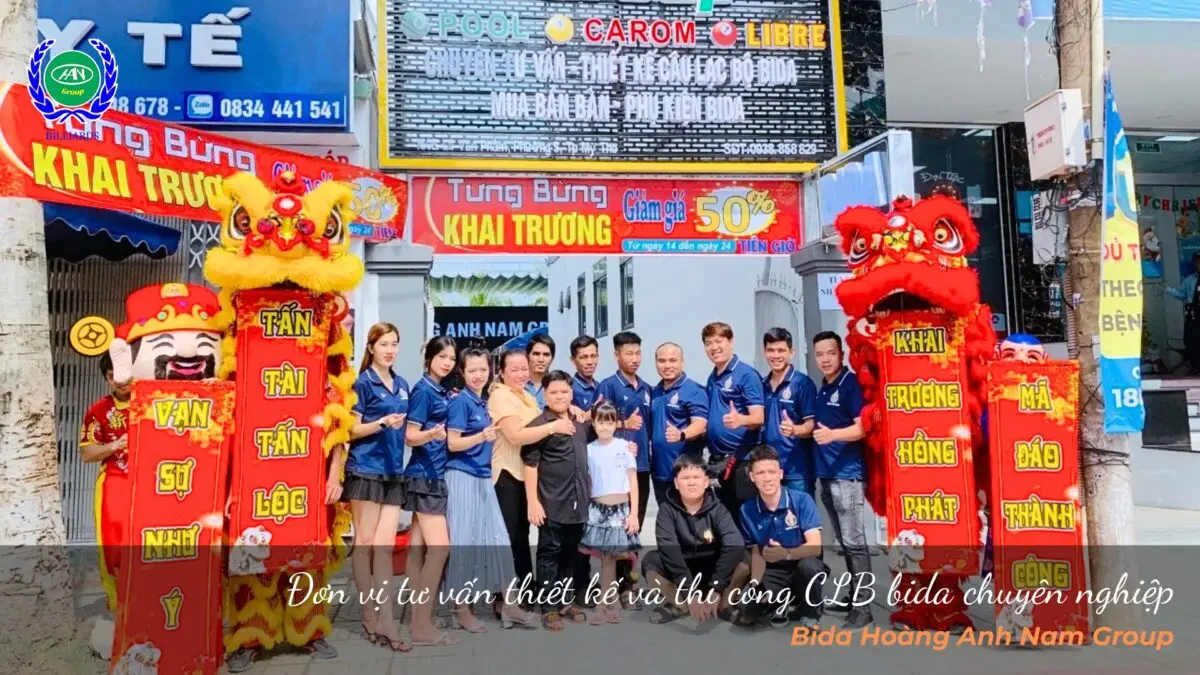 Đơn vị tư vấn thiết kế và thi công CLB bida chuyên nghiệp