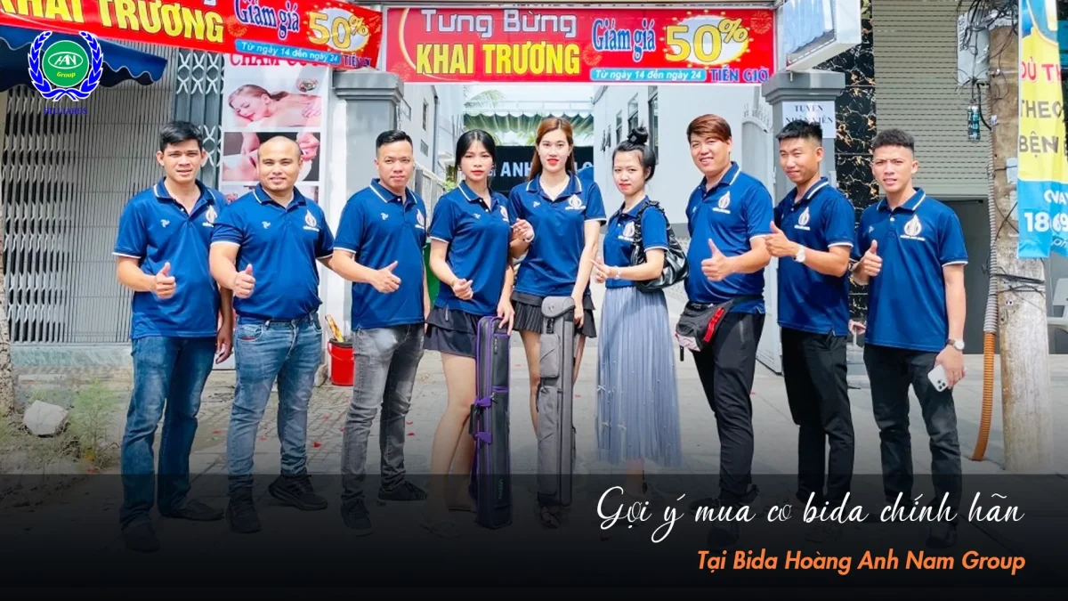 Địa chỉ mua cơ bida chính hãng, uy tín nhất hiện nay | Bida Hoàng Anh Nam Group