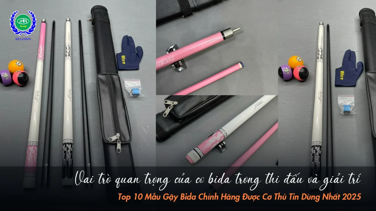 Gậy bida chất lượng có thực sự ảnh hưởng đến kỹ thuật chơi? | Bida Hoàng Anh Nam Group