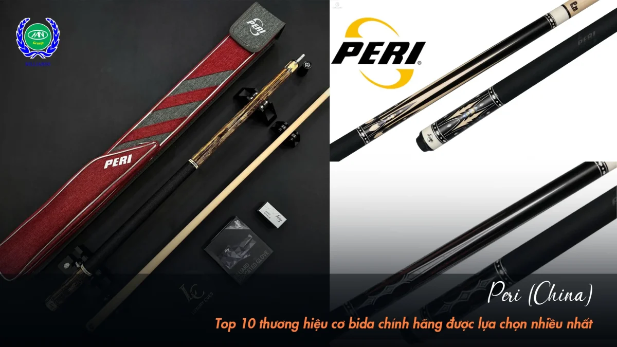 Có những thương hiệu cơ bida nào được ưa chuộng? | Bida Hoàng Anh Nam Group