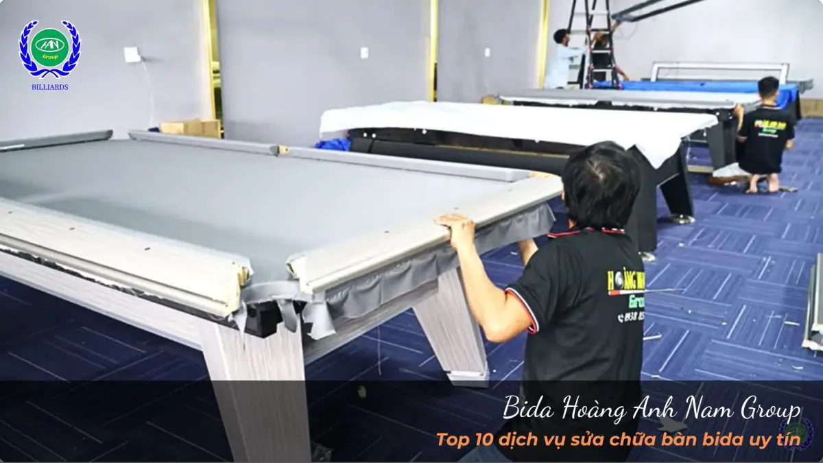 Dịch vụ sửa chữa bàn bida uy tín