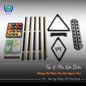 Danh sách 10 phụ kiện bida quan trọng nhất cho người chơi | Bida Hoàng Anh Nam Group