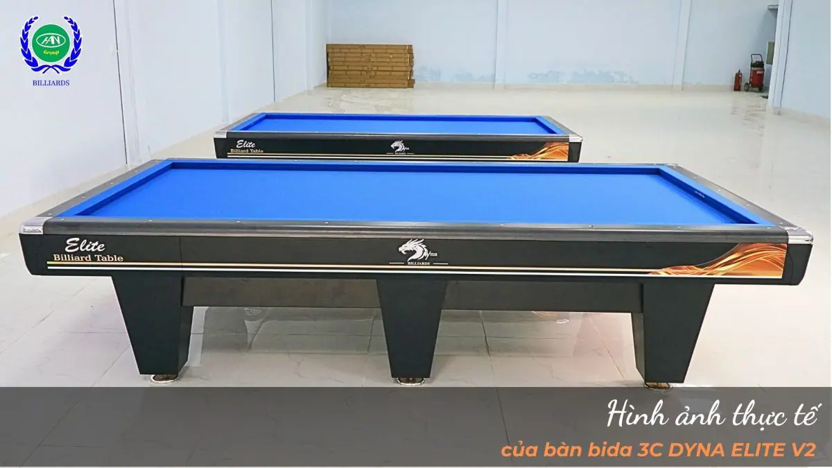Hình ảnh thực tế của bàn bida 3C DYNA ELITE V2 | Bida Hoàng Anh Nam Group