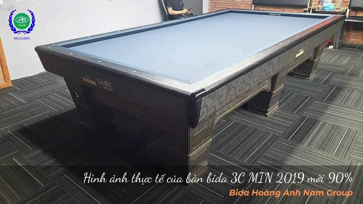 Hình ảnh thực tế của bàn bida 3C MIN 2019 mới 90% | Bida Hoàng Anh Nam Group