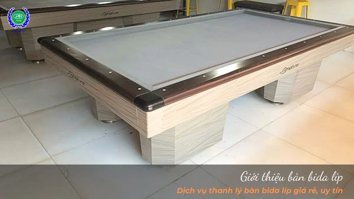 Bàn bida líp cũ giá rẻ tại Bida Hoàng Anh Nam Group có gì đặc biệt?