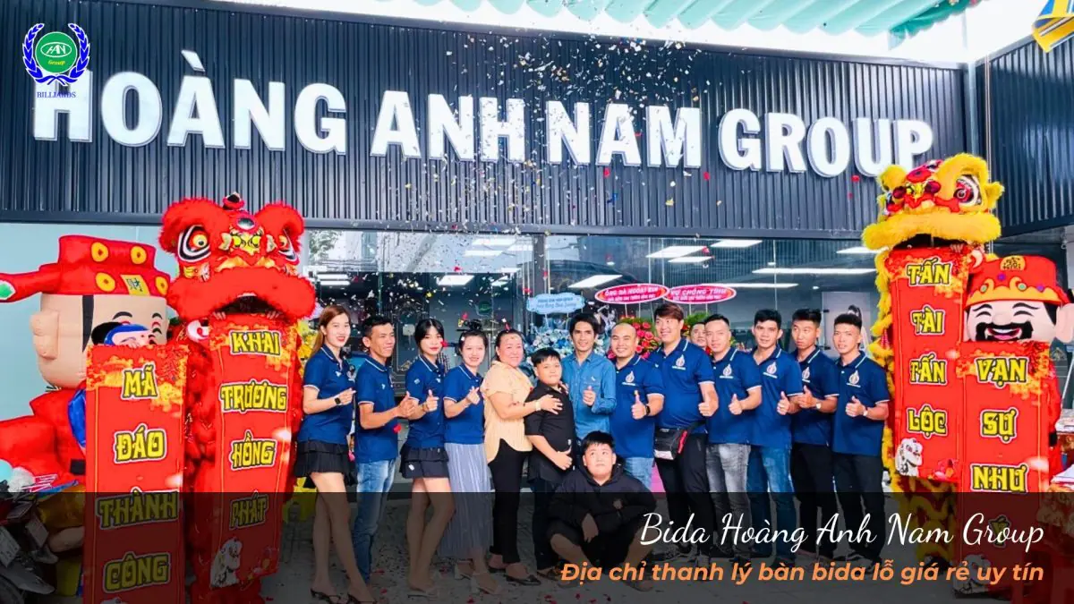 Bida Hoàng Anh Nam Group - Địa chỉ thanh lý bàn bida lỗ giá rẻ uy tín