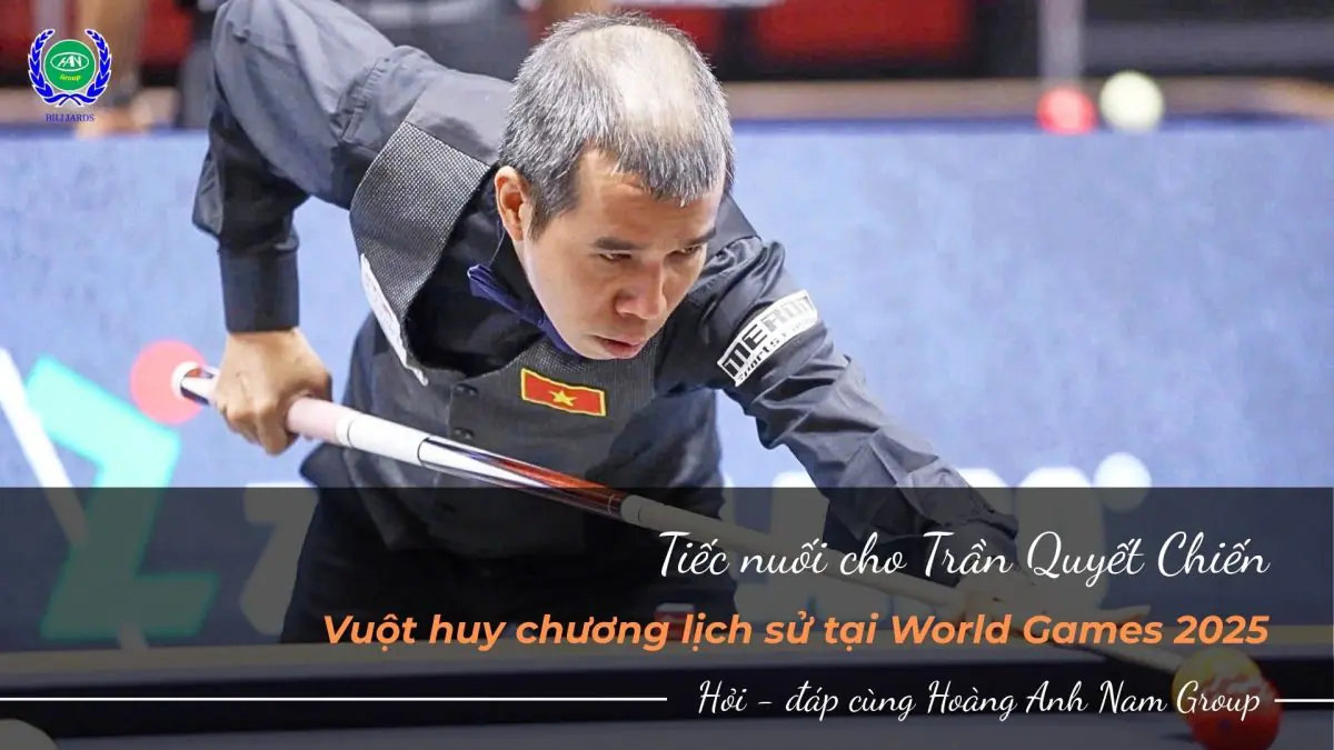 Tiếc nuối cho Trần Quyết Chiến: Vuột huy chương lịch sử tại World Games 2025